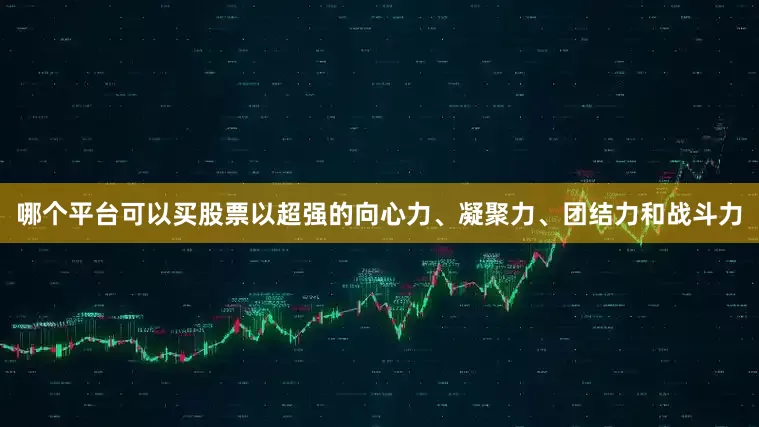 哪个平台可以买股票以超强的向心力、凝聚力、团结力和战斗力